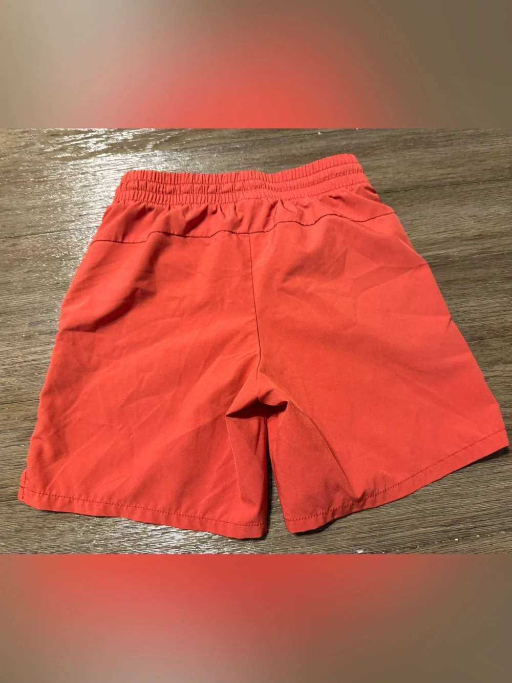 Old Navy Kids Red elastic-Waist Shorts with Drawstring